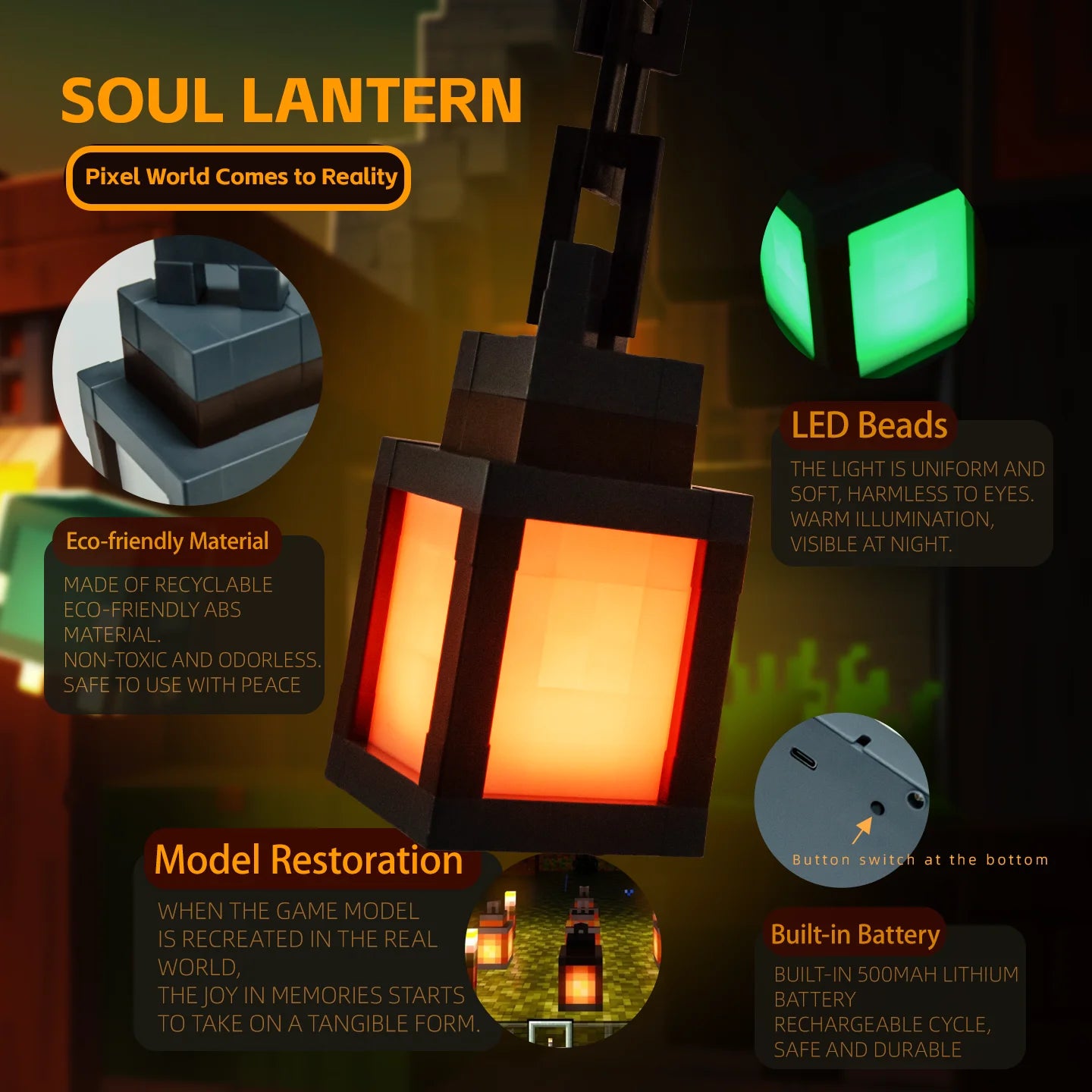 Pixel Glow Lantern